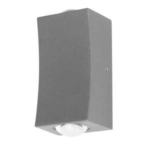 Светильник настенный уличный светодиодный влагозащищенный Duwi Nuovo 24350 2 IP65 цвет освещения теплый белый цвет серый