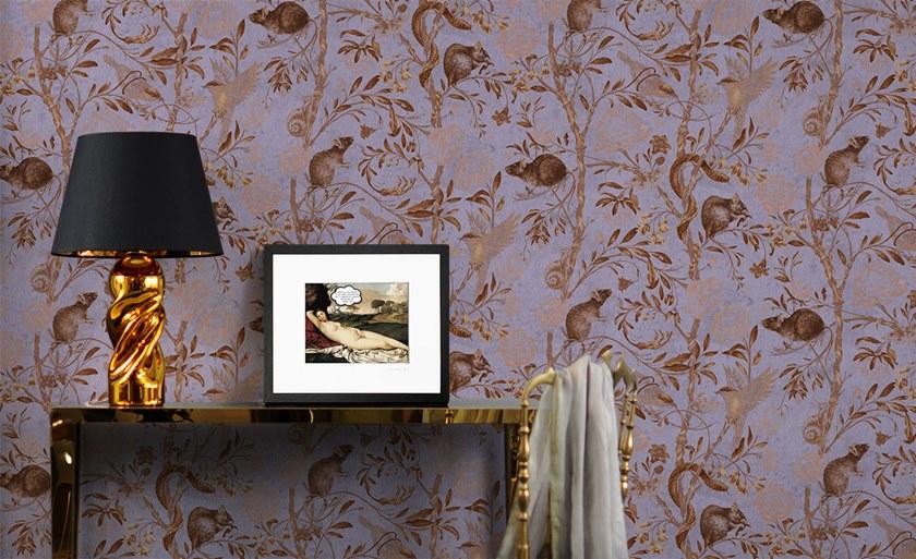 Mineheart Настольная лампа из стекла с тканевым абажуром  Lig/061  - Вид №6