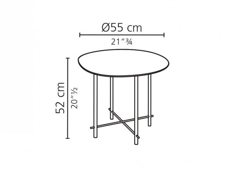 Круглый мраморный журнальный столик Casamilano SHANGHAI ARCH-00101208 - Вид №5