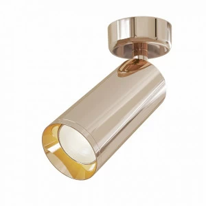 Спот потолочный галогеновый поворотный 19,5 см розовое золото Focus C017CW-01RG TECHNICAL CEILING & WALL 00-3956976 Золото