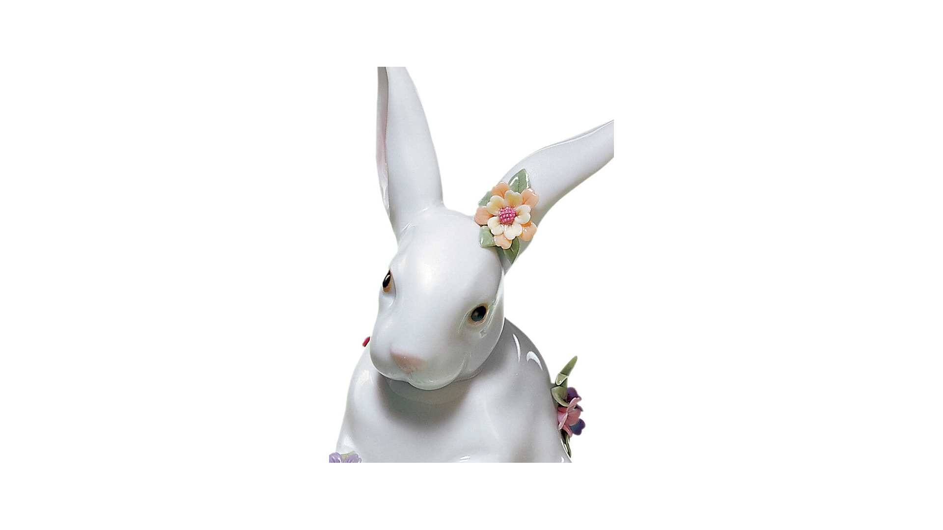 10668979 LLADRO Фигурка Lladro "Сидящий кролик" 9x14см Фарфор Lladró  - Вид №1