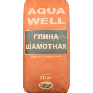 Глина каолиновая жаростойкая Aqua Well 20 кг