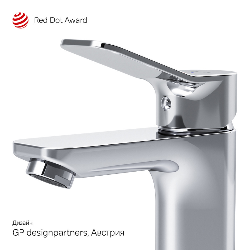 F85A82100 смеситель для умывальника с д/к излив 100 мм хром шт AM.PM X-Joy  - Вид №6