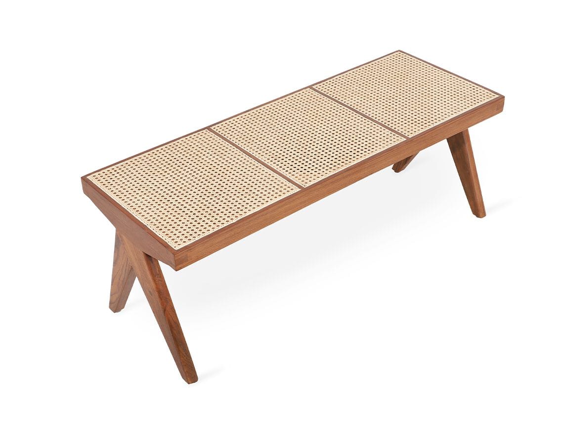 Скамейка из массива дерева Alankaram Jeanneret ARCH-00032109