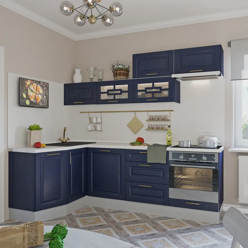 Дверь для шкафа Delinia «Антея» 45x70 см, МДФ, цвет синий STLM-2177632 - Вид №5