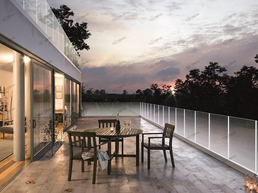 Metalglas Bonomi Стеклянный парапет sun-id-1449638