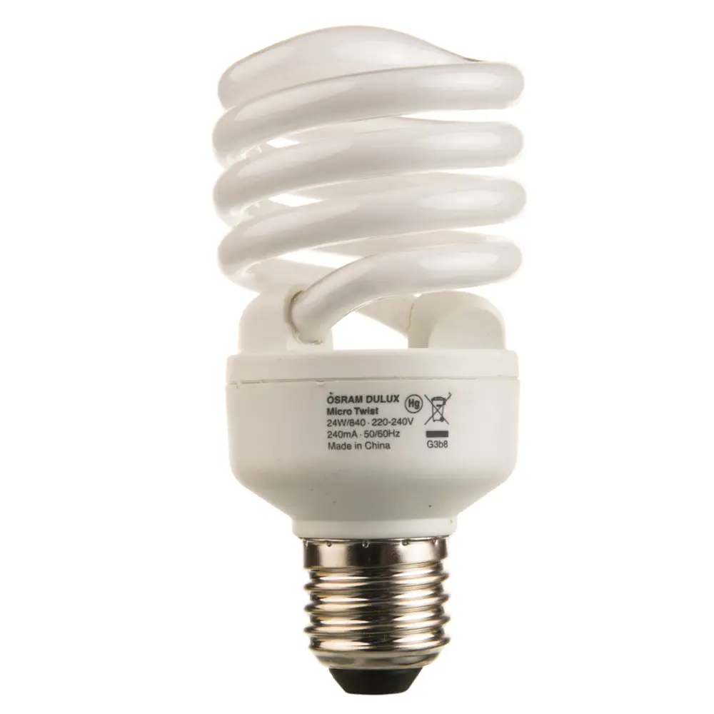 Лампа энергосберегающая Osram спираль E27 23 Вт свет холодный белый 13528306 STLM-2008692 