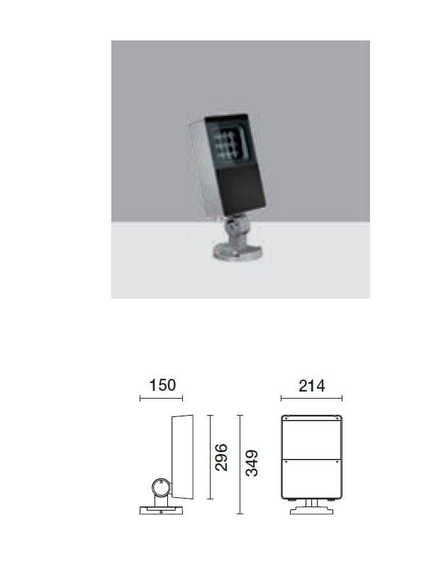 Регулируемый светодиодный прожектор с системой RGB iGuzzini Platea Pro ARCH-00028829 - Вид №9
