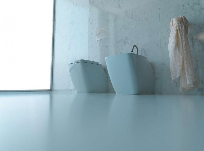 8082 Приставной унитаз напольный Белый  ATMOSFERE Италия Santreyd - Вид №4