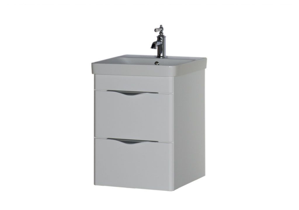 Тумба с раковиной Aquanet Орлеан 50 белый 0018308000182310 - Вид №4