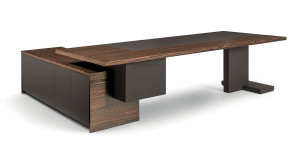 Деревянный направленный угловой стол