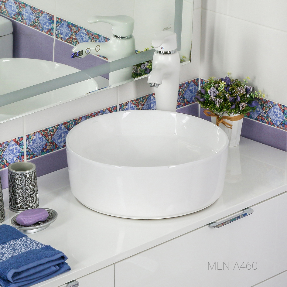 Накладная раковина melana mln-a460 A460-803 - Вид №2