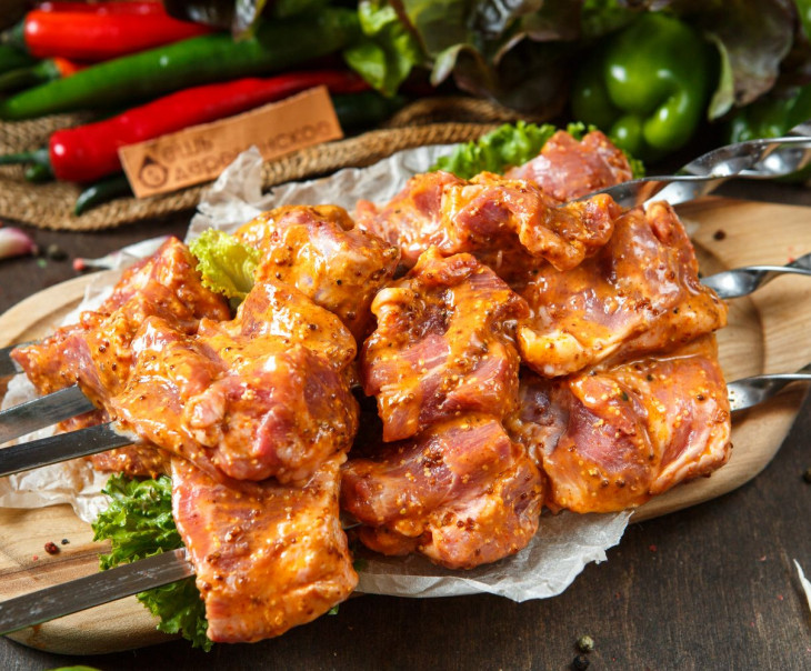6269 Шашлык из свиной шейки в горчично-медовом маринаде Вкусляндия  - Вид №2
