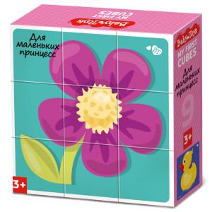 TD03534 BABY Кубики "Для маленьких принцесс", 9 шт Baby Toys