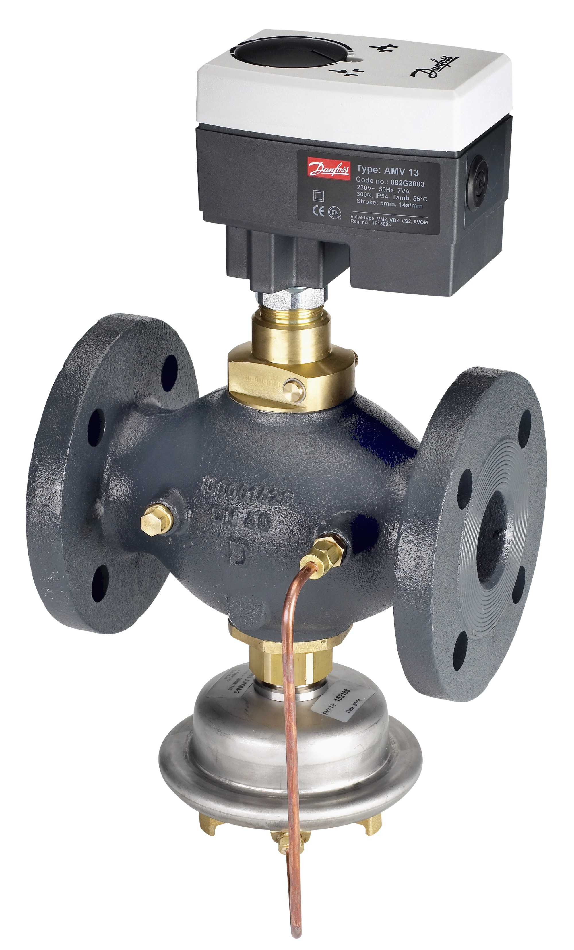 Danfoss Редукторные электроприводы с трехпозиционным управлением ARV 152 230В 15с/мм 082G6007  - Вид №14