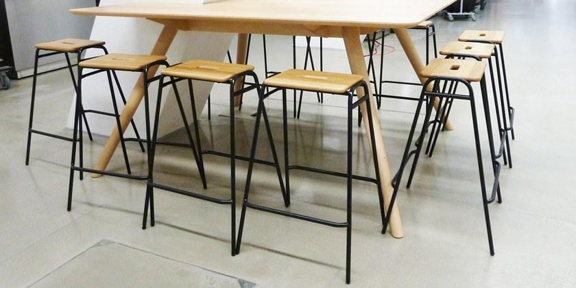 Deadgood Барный стул высокий деревянный с подставкой для ног Working girl Wg1m/l - Вид №11