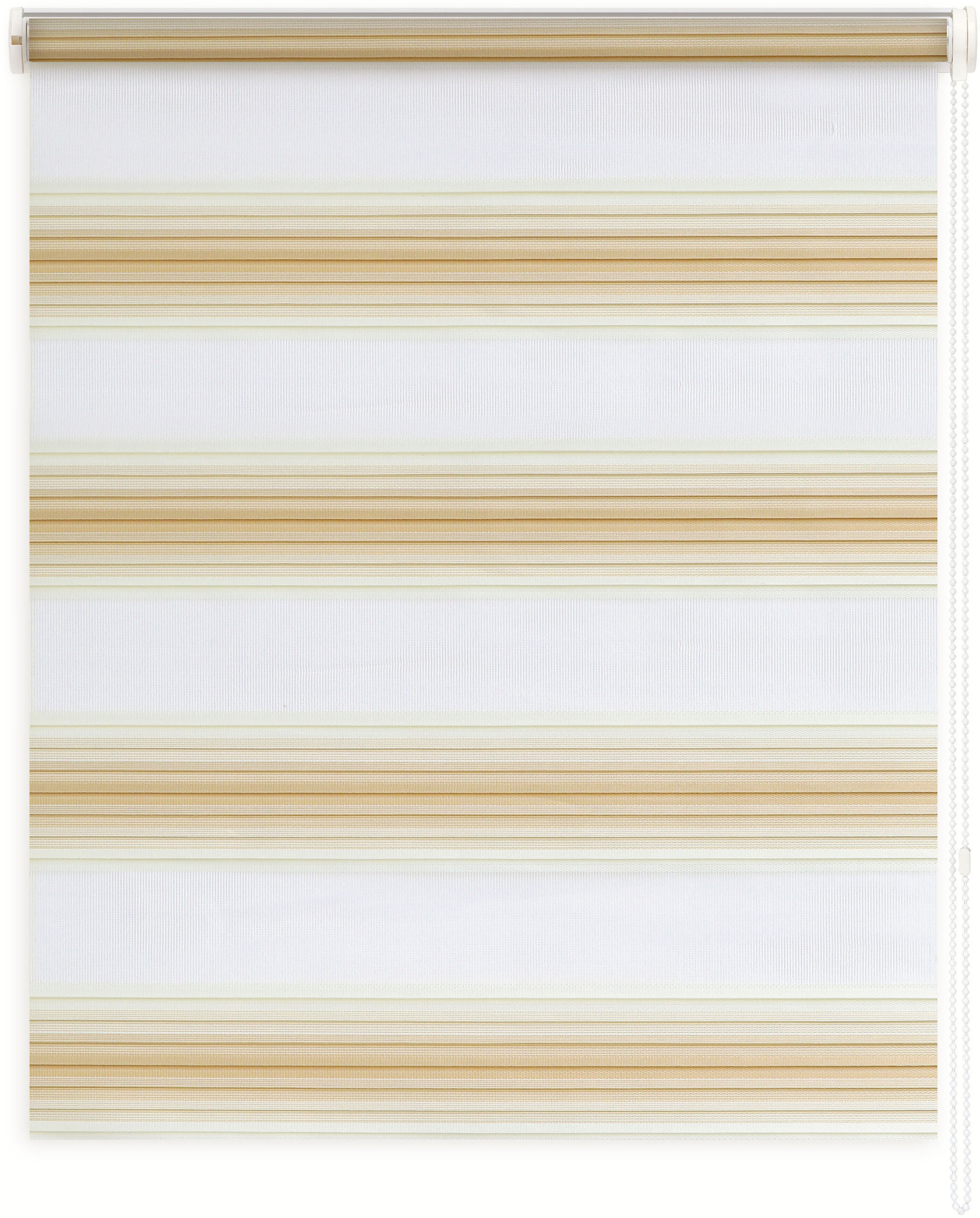 Рулонная штора Santreyd Palermo день-ночь бежевая 70×160 см 83503014