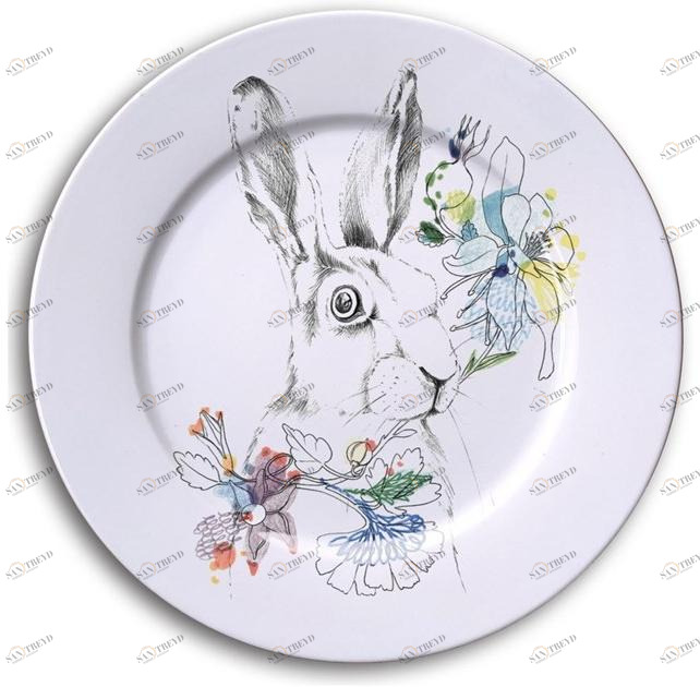 Francesca Colombo Фарфоровая тарелка Ode al bosco sun-id-1370776