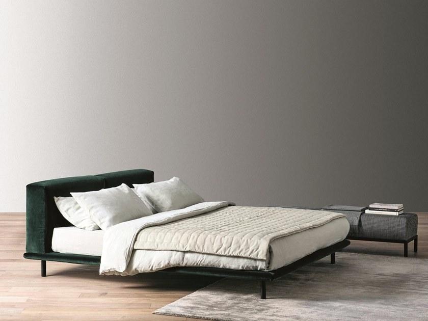 Meridiani Мягкая текстильная кровать со съемным чехлом Timothy sun-id-1398251 - Вид №1