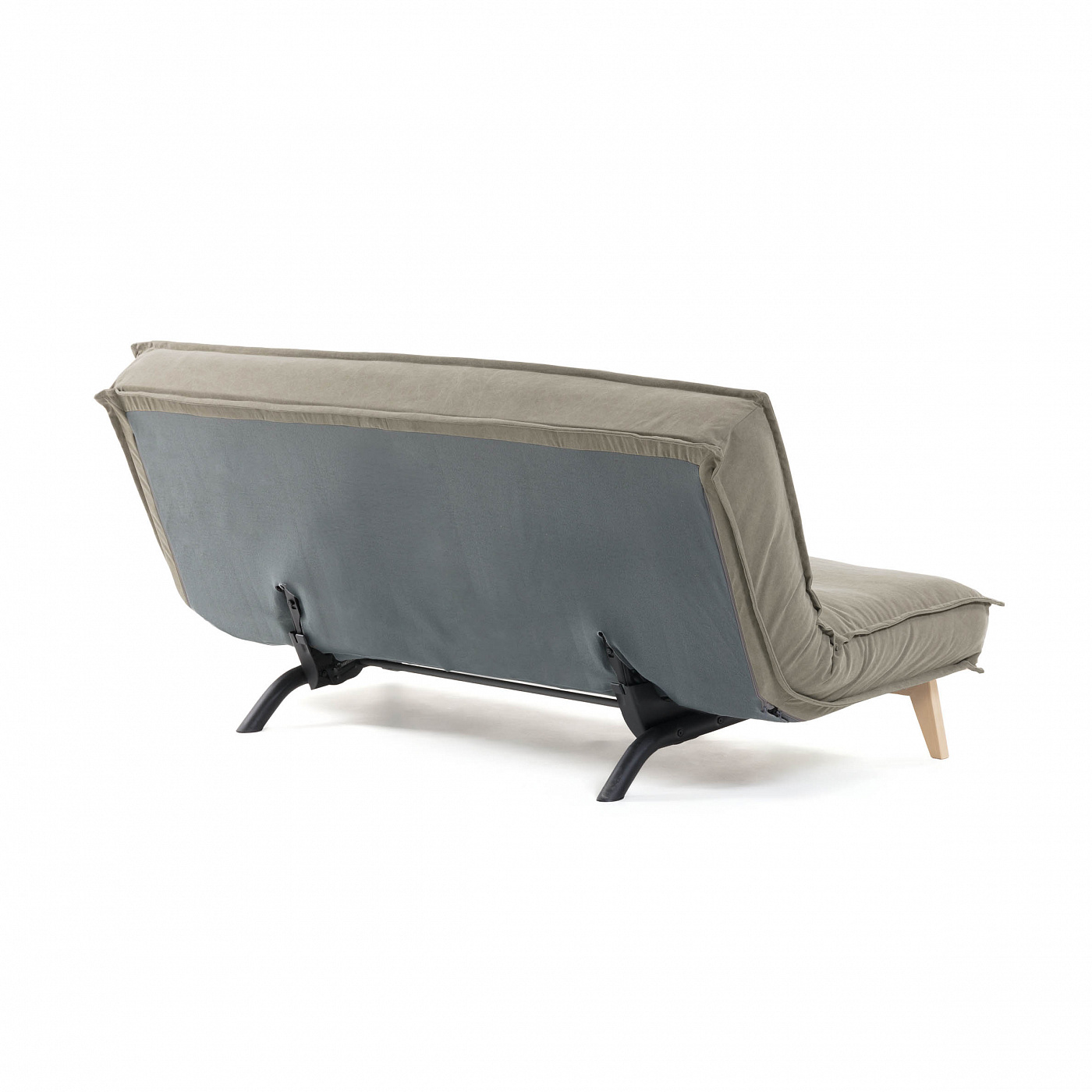 071102 Диван-кровать бежевый основание дерево La Forma Eveline - Вид №2