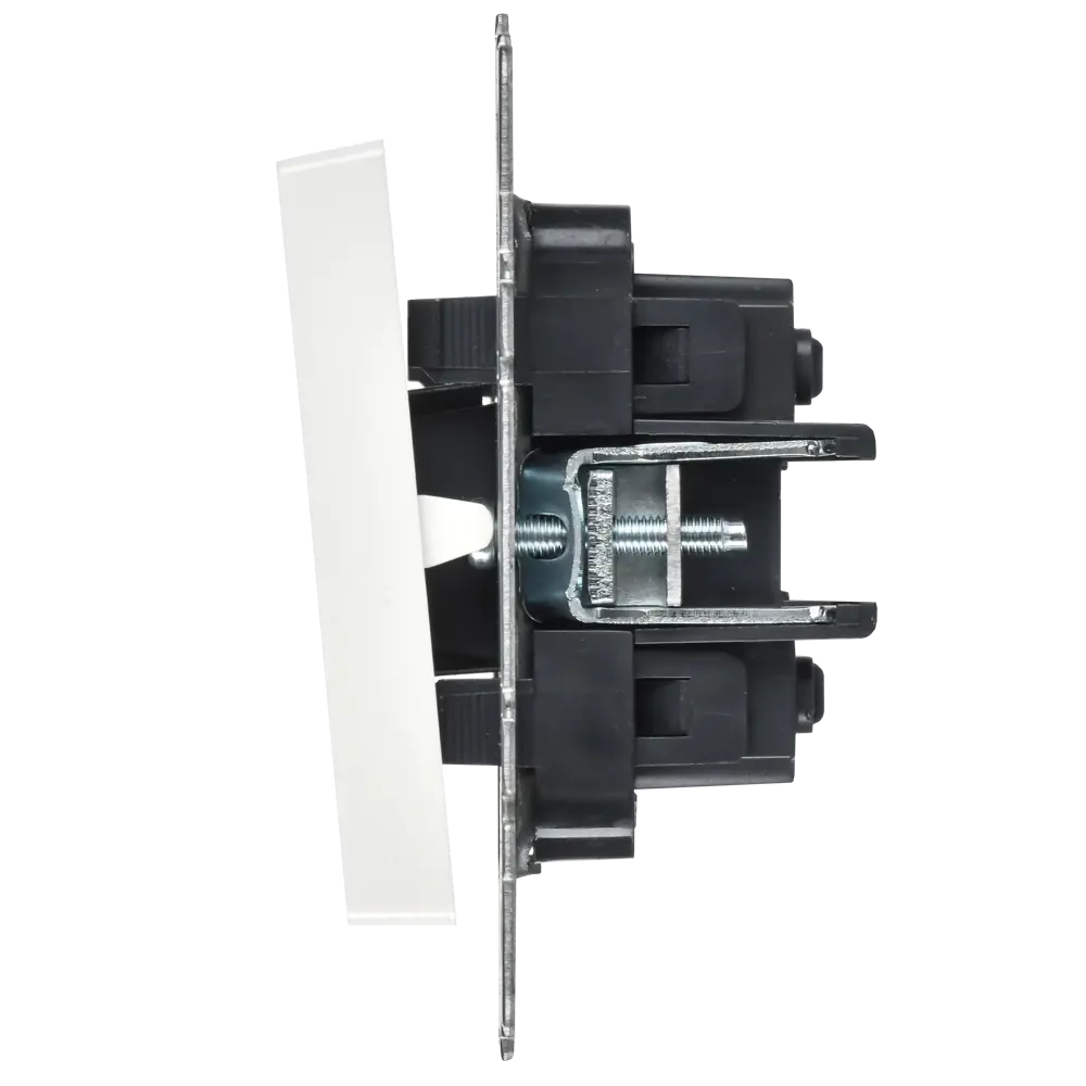 Переключатель встраиваемый перекрестный IEK Brite 2 клавиши цвет белый STLM-2167827 - Вид №1
