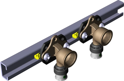 730 628 Модель 6741 Трубопроводные системы  Viega Smartpress  Монтажные узлы Santreyd  - Вид №2