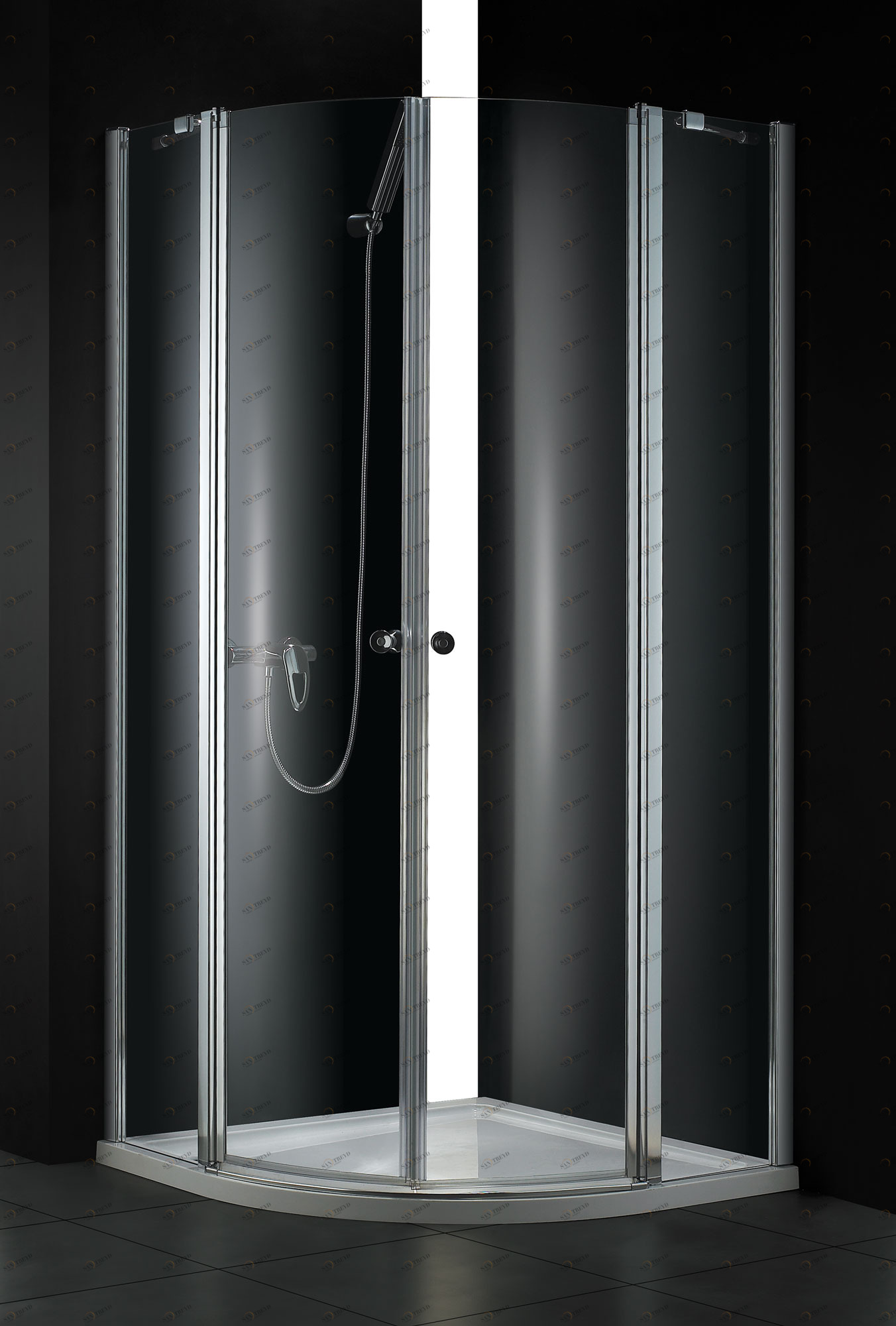 Душевой уголок CEZARES ELENA-W-R-22-90-C-Cr