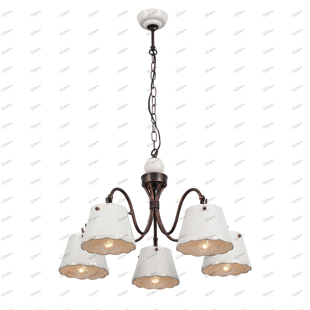 Подвесная люстра ST Luce Famiglia SL259.503.05 ST LUCE ДИЗАЙНЕРСКИЕ, FAMIGLIA 057806 Белый 