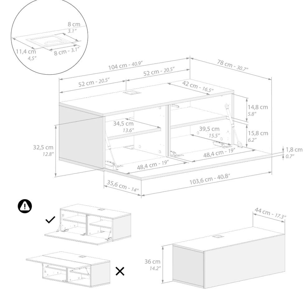 Модульная оборудованная стена установленная стеной в меламинированном Mobili Fiver Easy ARCH-00044646 - Вид №68