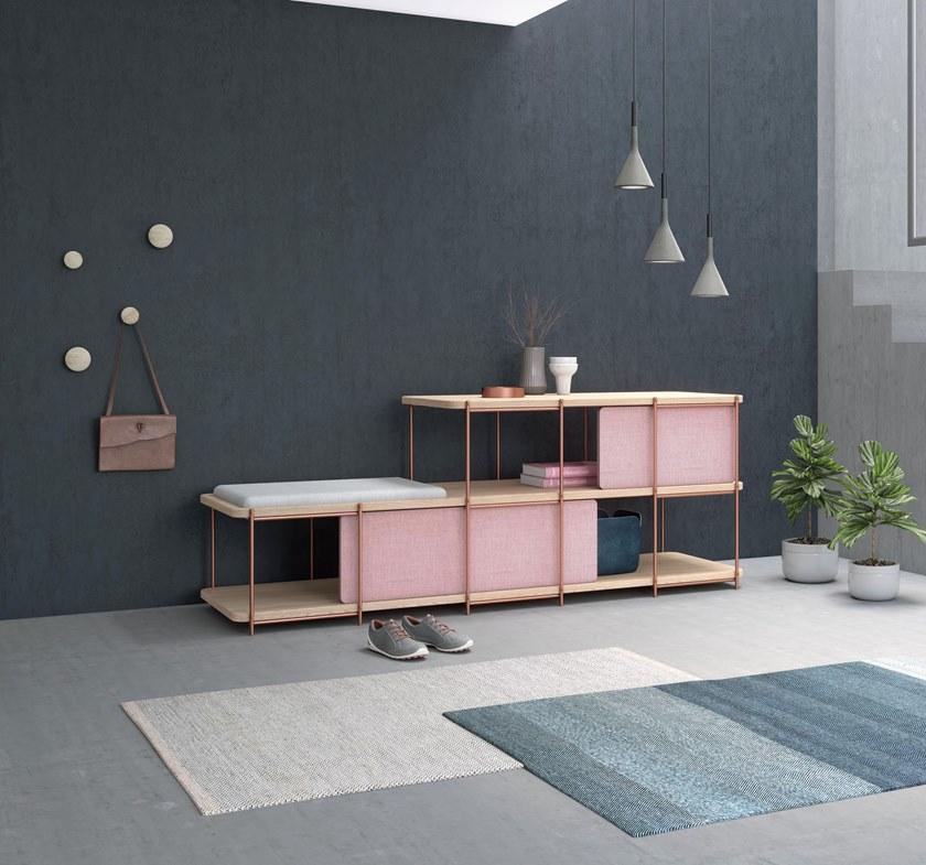 Momocca Модульный двухсторонний книжный шкаф Julia Ja05 - Вид №3