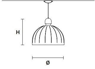Masiero Металлический светодиодный подвесной светильник Cupole sun-id-1424945 - Вид №2