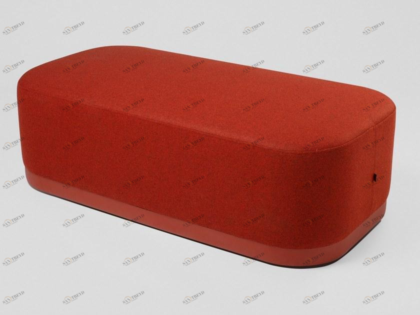 ENEA Прямоугольный пуф из ткани Puck sun-id-1476171