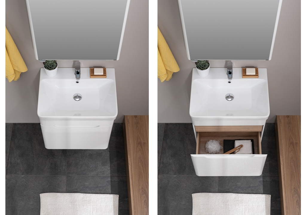 Мебель для ванной Aquanet София 60 белый 00203649 - Вид №11