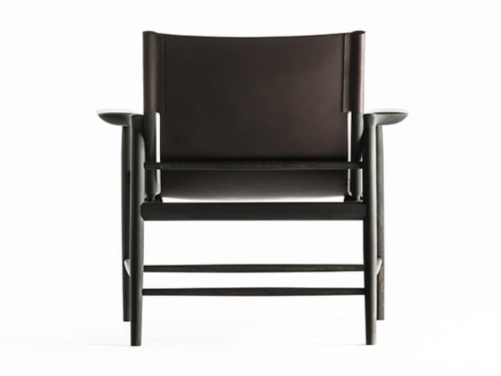 Дубовое и кожаное кресло с подлокотниками DE PADOVA Sunset ARCH-00023992 - Вид №4