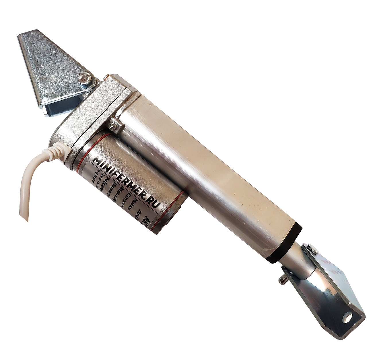 2189 Актуатор (линейный привод) длина 100 мм, питание 12 вольт , нагрузка до 130 кг, скорость 7 мм/сек LAB.Space  - Вид №4