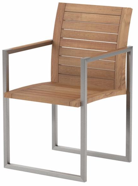 Royal Botania Садовые санки из тика с подлокотниками Ninix sun-id-1457240 - Вид №4