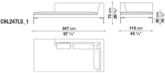 B&B Italia Модульный тканевый диван Charles large sun-id-1368437 - Вид №6