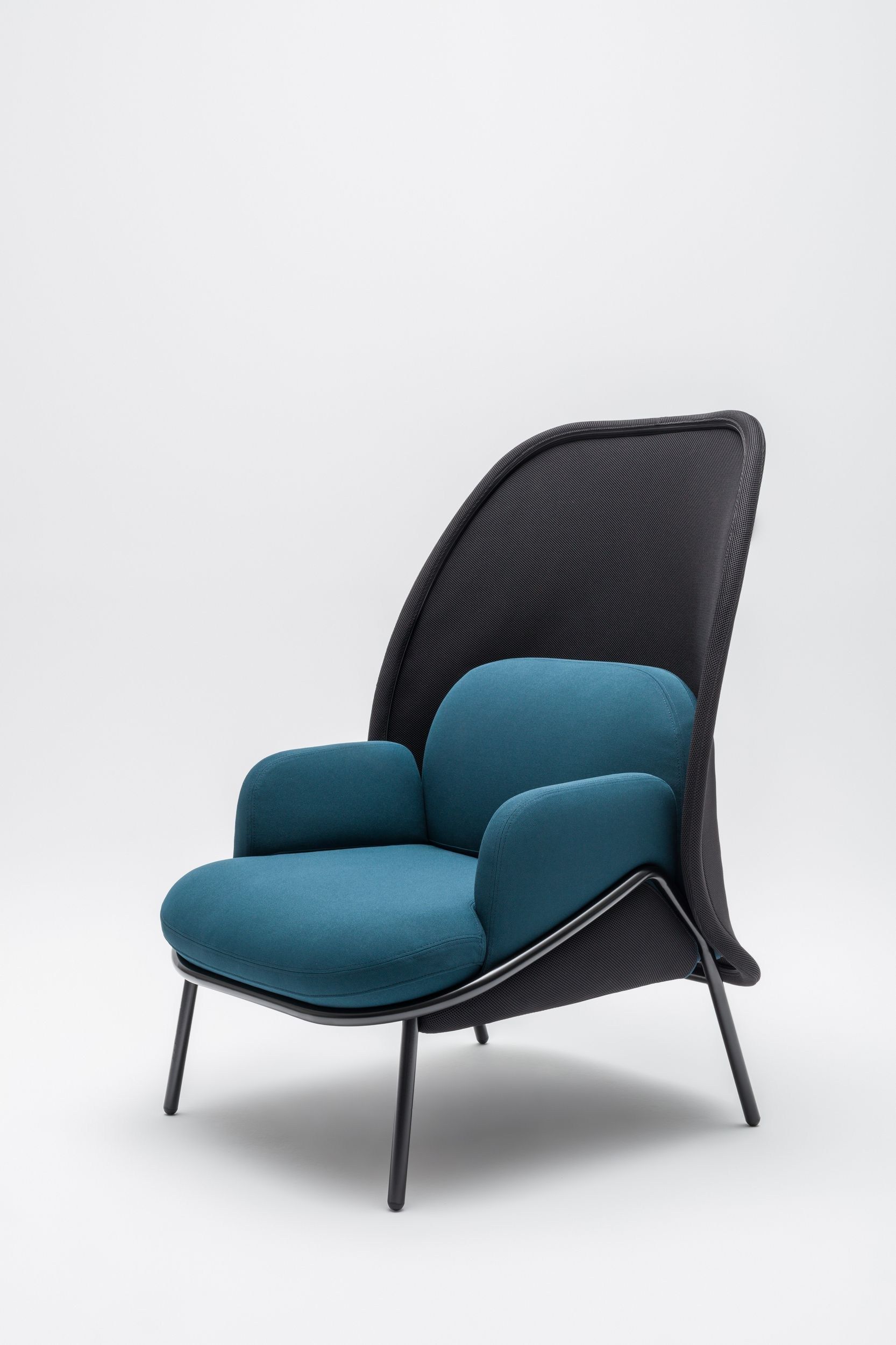 Тканевое кресло с подлокотниками с высокой спинкой MDD сетка ARCH-00066650 - Вид №10