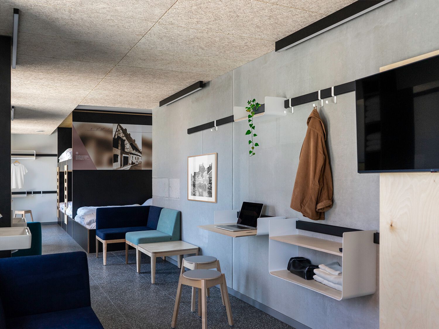 Стальная и деревянная полка Variand Furniture A02S ARCH-00026166 - Вид №2