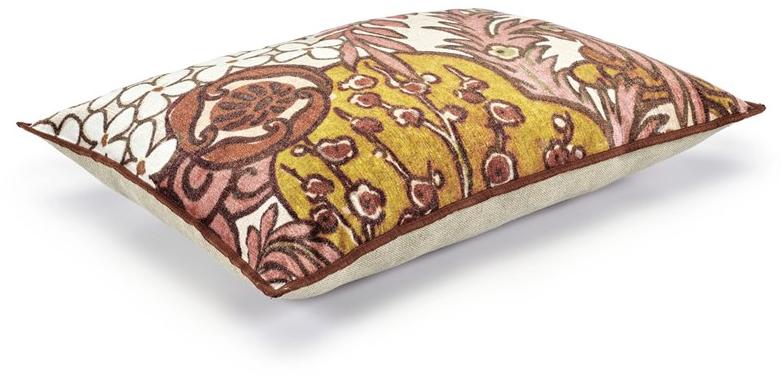 Élitis Бархатная подушка с цветочными мотивами sun-id-1501317 - Вид №4