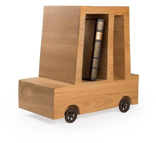 moooi Высокий дубовый журнальный столик с журнальной полкой sun-id-1438885 - Вид №1