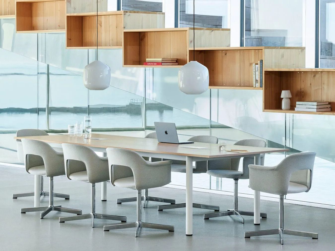 Прямоугольный стол с алюминиевыми или твердыми дубовыми ножками Hay пристройка ARCH-00111000 - Вид №19