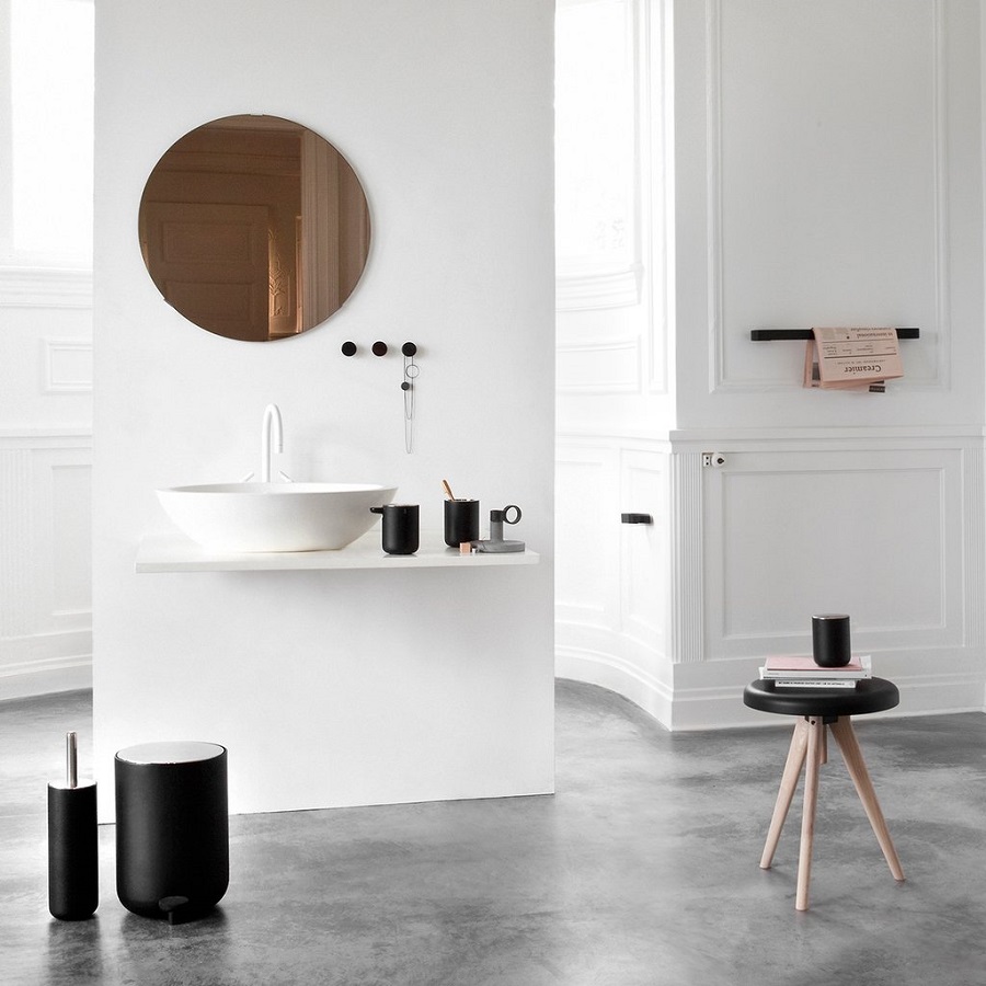 7700539 MENU Настенные ручки, 2 шт. Черный  - Вид №1