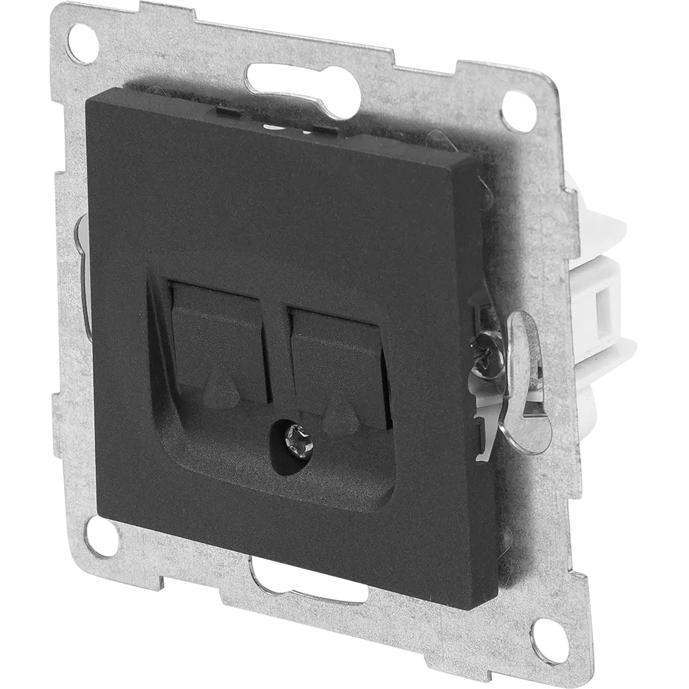 GUSI Electric — Встраиваемая компьютерная розетка RJ45/RJ12 для интернета и телефона 83864453 Ugra STLM-0045231