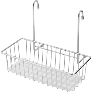 Корзина для рейлинга Аквадекор Stick 25.2x15.5x18 см сталь цвет серый