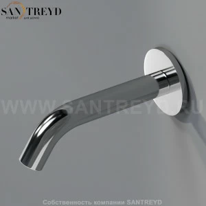 Настенный смеситель 15 см MET032S FEZ для раковины хромированный