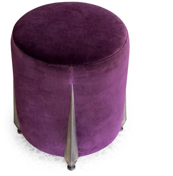 Mytto Мягкий круглый бархатный пуф Larforma sun-id-1426423 - Вид №1