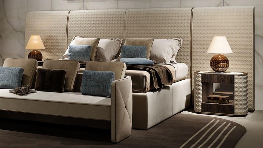 Reflex Прямоугольная прикроватная тумбочка из лакированной древесины с ящиками San marco sun-id-1405476 - Вид №1