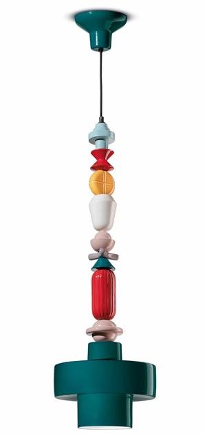 FERROLUCE Подвесной светильник из керамики Lariat C2532 - Вид №1