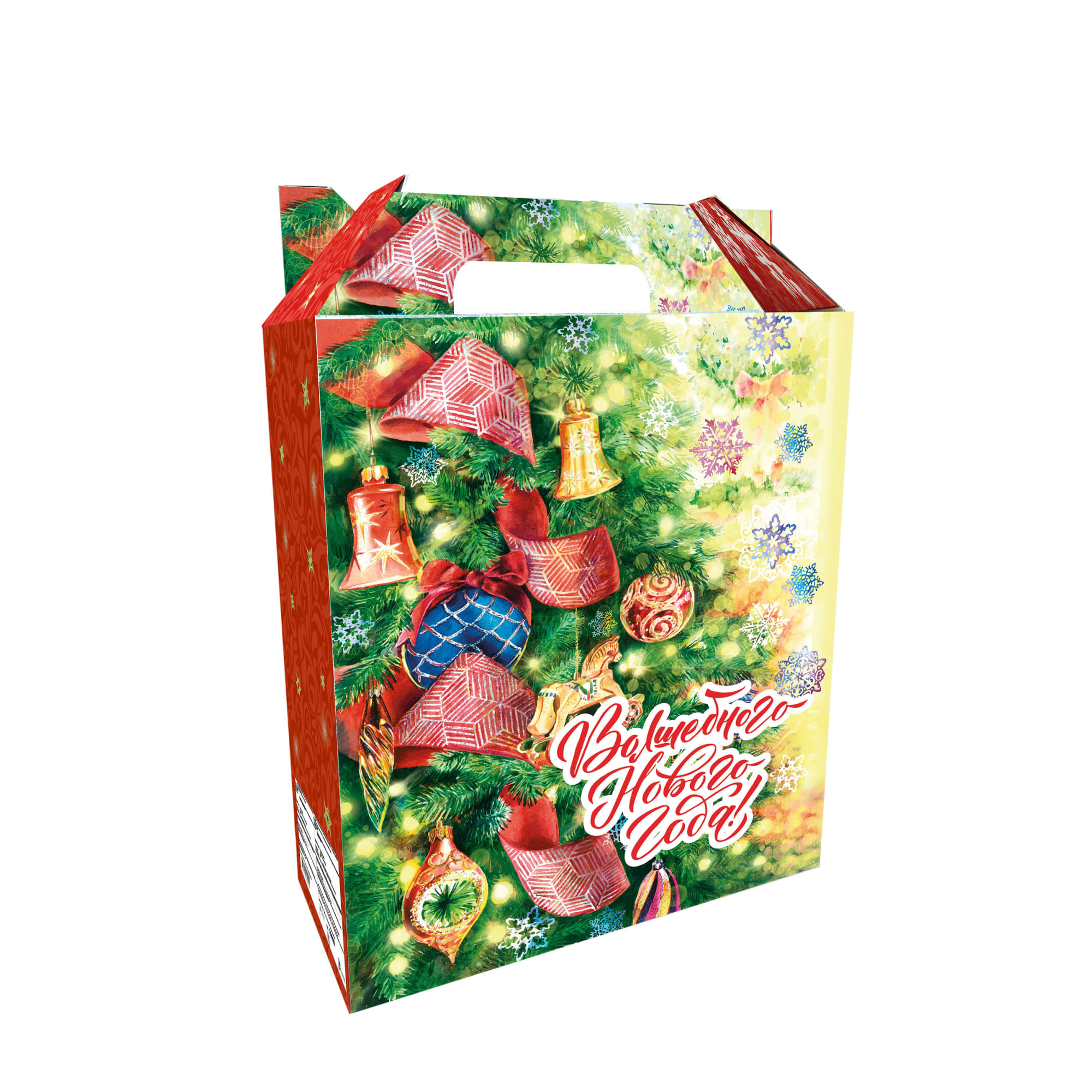 82801988 Коробка для кондитерских изделий «Волшебного Нового года» картон 27х19.5х8 см Santreyd 